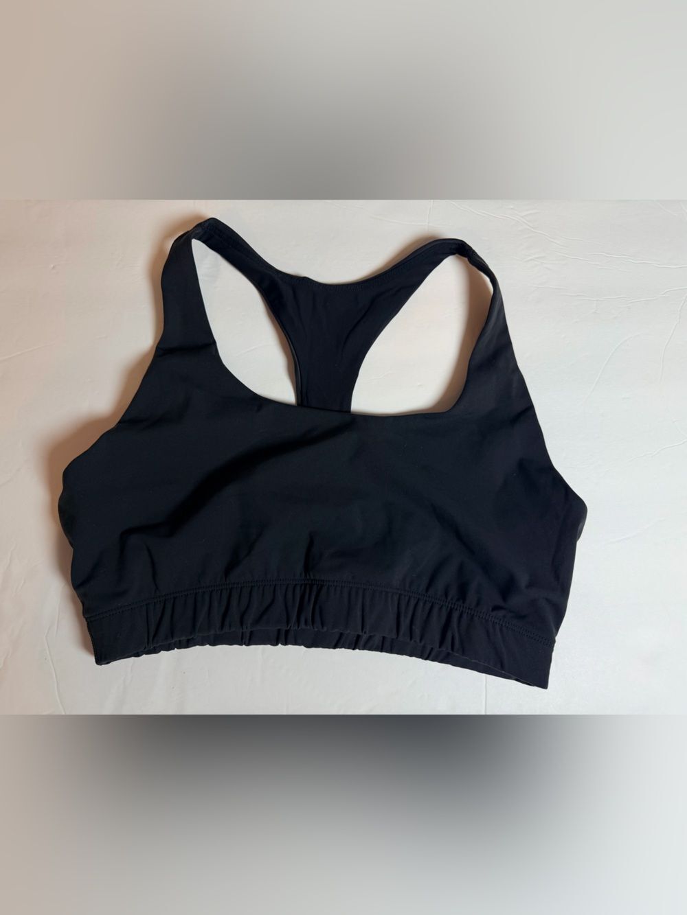 Outdoor Voices Black Racerback Sports Bra Size Small